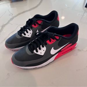 Nike air max 90 golf black infrared red size 12.5